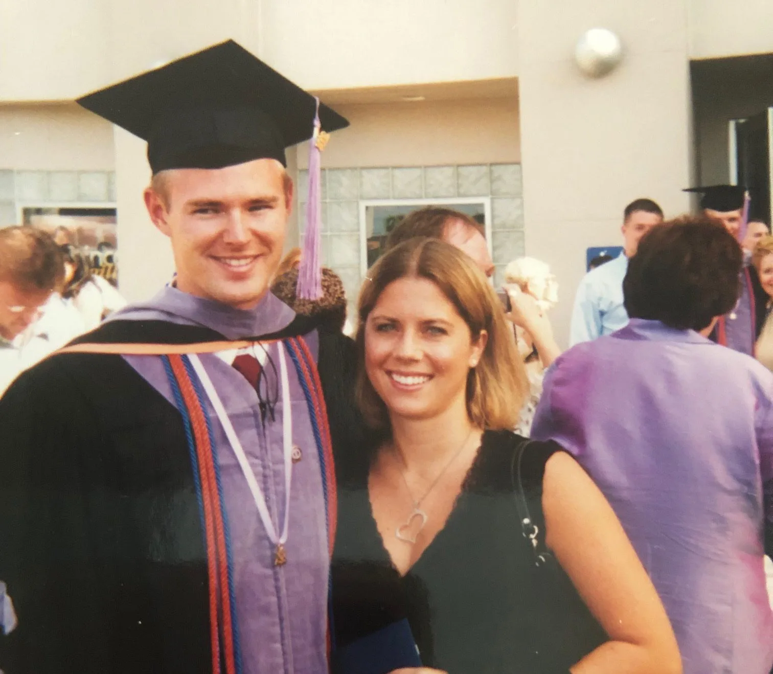 Dr. Ryan with his wife at graduation