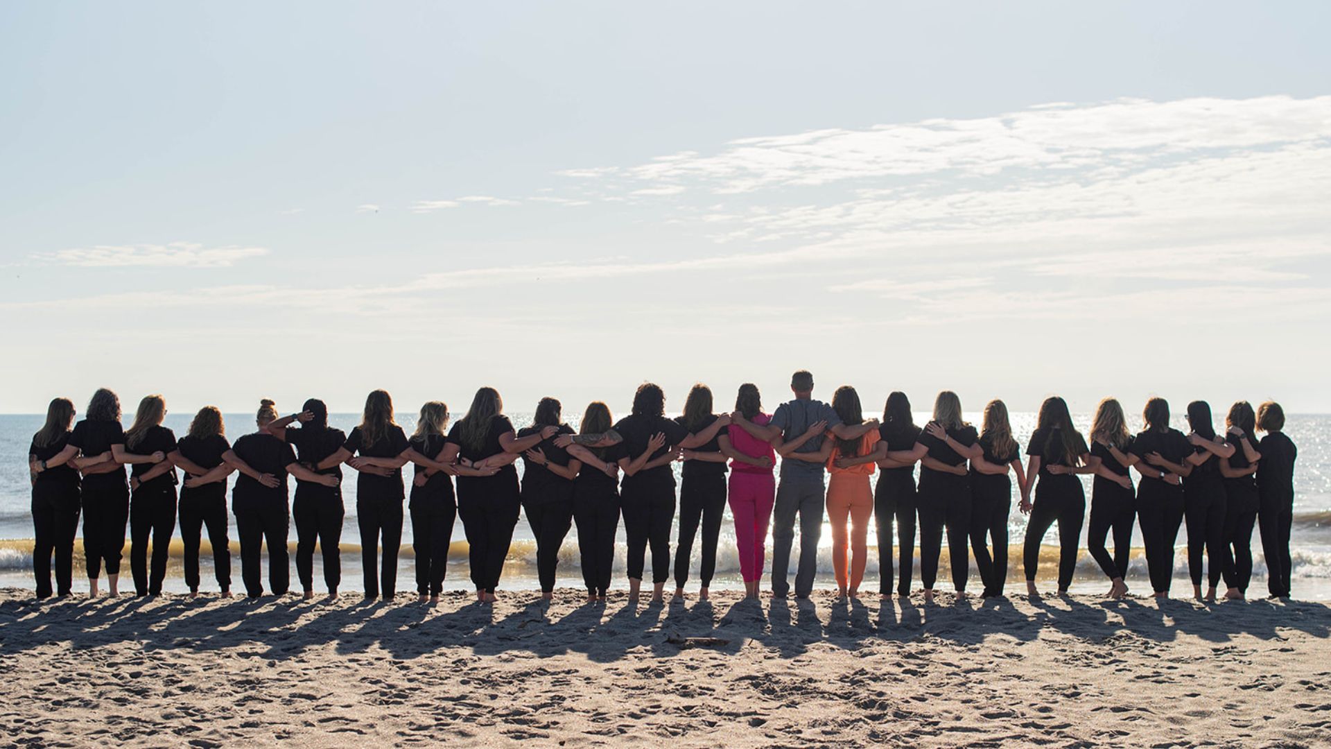 team celebrating Orthodontic Health Month
